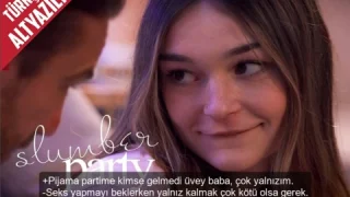 Pijama Partisinde Ekilen Üvey Kızı Battaniye Kalesi Yapıp İçinde Sikti